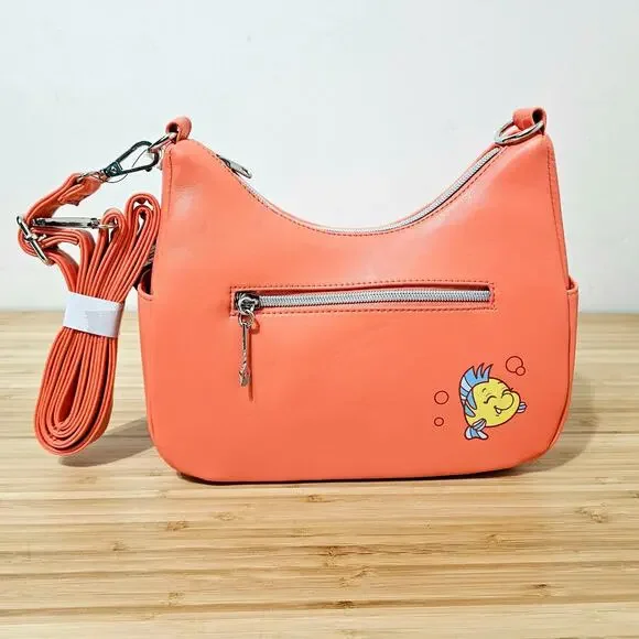 Loungefly Disney The Little Mermaid Ariel Cosplay Satchel Crossbody Purse - Picture 2 of 6